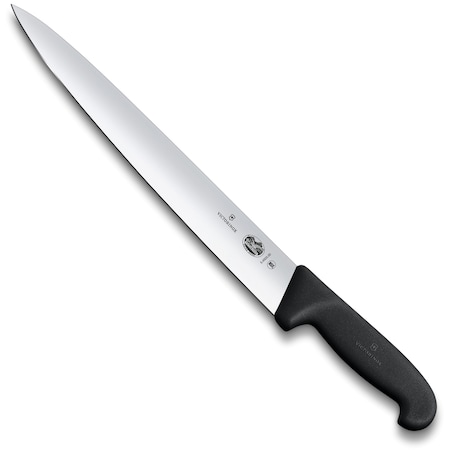 Swiss Army Brands 40541 Kitchen Fibrox Pro Blk Carving - Strt, 12In Semi-Flexible, Pointed Blade VIC-5.4503.30